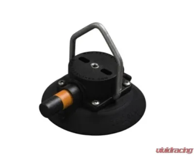 SeaSucker 4.5in. Vacuum Mounts w/ Pointed Stainless Steel D-Ring Black - VM1015B-6