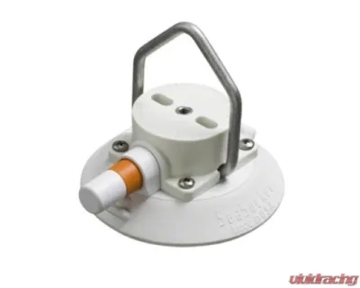 SeaSucker 4.5in. Vacuum Mounts w/ Pointed Stainless Steel D-Ring White - VM1015W-6