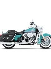 Rinehart Racing True Dual Chrome 3.5" Full Exhaust System w/ Black End Caps Harley Davidson Touring 1995-2008                                     - 100-0102 - Image 2