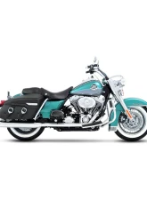 Rinehart Racing True Duals Chrome 4" Full Exhaust System w/ Chrome End Caps Harley Davidson Touring 1995-2008                                     - 100-0202C - Image 2