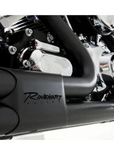 Rinehart Racing 4 & 4.5" Black Slimline Duals Header Kit Harley Davidson Touring 2009-2016                                     - 100-1421 - Image 2
