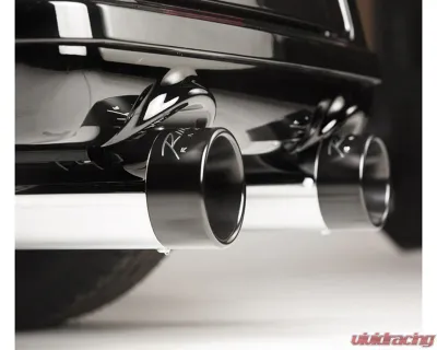 Rinehart Racing Chrome Slimline Duals System w/ 4" Chrome Slip-Ons & Chrome End Caps Harley Davidson Tri-Glides | Freewheelers | Road Glide 3 2017+ - 100-1410C-TR