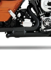 Rinehart Racing Black Slimline Duals System w/ 4.5" Black Slip-Ons & Black End Caps Harley Davidson Touring 2009-2016                                     - 100-1433 - Image 3