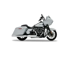 Rinehart Racing Chrome 2-Into-1 Exhaust System w/ Chrome End Cap Harley Davidson Touring 2017+