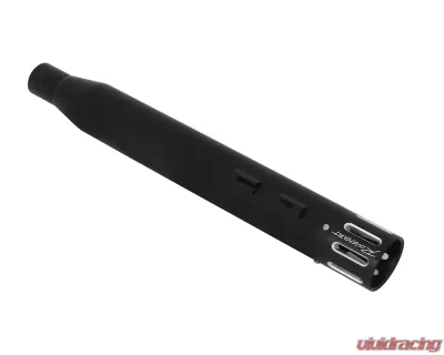 Rinehart Racing Black 4" Slip-On Mufflers w/ Black Slot End Caps Harley Davidson Touring 1995+ - 500-0103-Slot