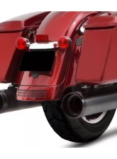 Rinehart Racing MotoPro45 Black 4.5" Slip-On Mufflers w/ Black Slot End Caps Harley Davidson Touring 1995-2016                                     - 500-0109-Slot - Image 2
