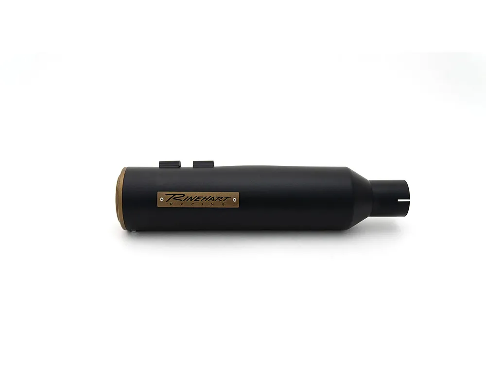 Rinehart Racing HP45 Black 4.5" Slip-On Mufflers w/ Bronze End Caps Harley Davidson Touring 2017+ - 500-1101