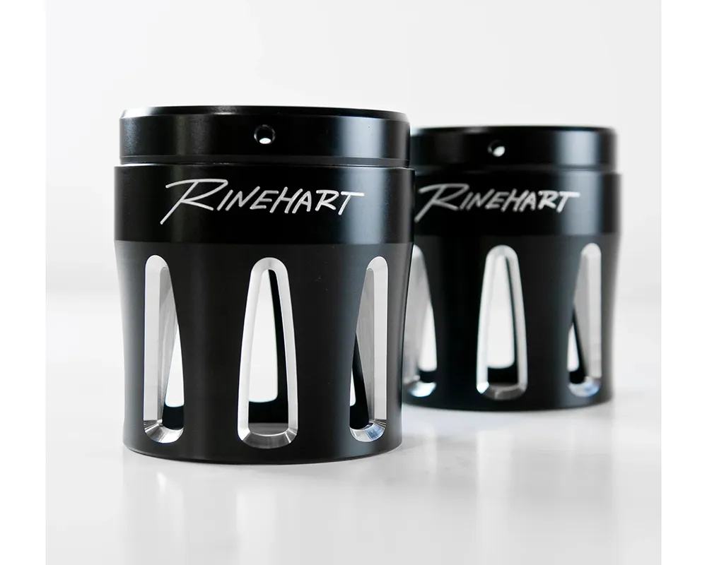 Rinehart Racing Pair Black 4.5" Moto Series Merge Series End Cap - 900-0020