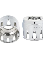 Rinehart Racing Chrome 3.5" Moto Series Merge Series End Cap                                     - 900-0227 - Image 3