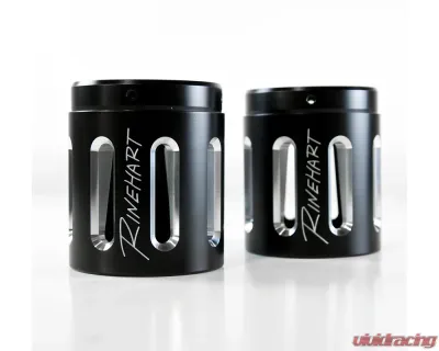 Rinehart Racing Pair Black 3.5" Moto Series Slot Style End Cap - 900-0230