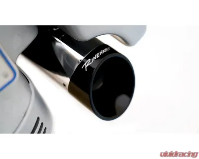 Rinehart Racing Pair Black 4.5" Slash Cut End Cap - 900-0170