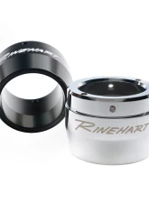Rinehart Racing Pair Chrome 3.5" Laser Engraved End Cap                                     - 900-0201 - Image 5