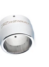 Rinehart Racing Pair Chrome 3.5" Laser Engraved End Cap                                     - 900-0201 - Image 2