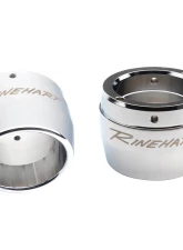Rinehart Racing Pair Chrome 3.5" Laser Engraved End Cap                                     - 900-0201 - Image 5