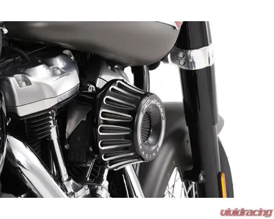 Rinehart Racing Chrome Inverted Air Cleaner Harley Davidson Twin Cam Fly By Wire 2008-2016 - 910-0101C