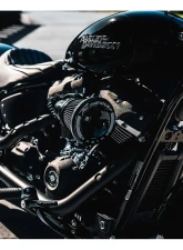 Rinehart Racing MOTO Series Chrome 90 Degrees Velocity Air Cleaner Harley Davidson M8 2017+                                     - 910-1100C - Image 2