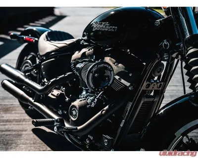 Rinehart Racing MOTO Series Chrome 90 Degrees Velocity Air Cleaner Harley Davidson M8 2017+ - 910-1100C