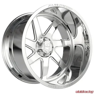 Amani Devine Off-Road Left Wheel 22x12 Blank 6x -44 Polished - AF-DEV22126LB-44FP-FC-L