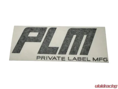 PLM 4inch White Decal Sticker - PLM-DECAL-WHITE-4IN