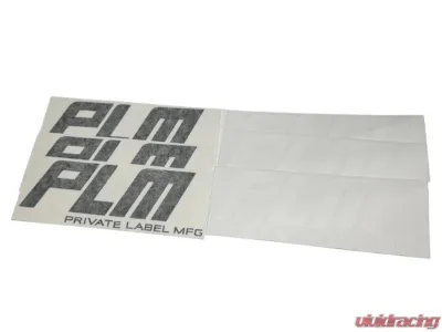 PLM 4inch White Decal Sticker - PLM-DECAL-WHITE-4IN