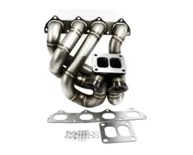 PLM Power Driven T4 Top Mount Turbo Manifold w/ Dual Wastegates B-Series B16 B18 B20 Honda Civic | CRX Acura Integra 1988-2001