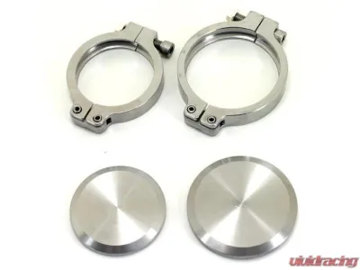 PLM Block Off Flange & Clamp for Tial 38mm MVS Wastegate EWG - PLM-BO-FLANGE-38MM-TIAL-CLAMP
