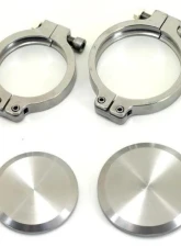PLM Block Off Flange & Clamp for Tial 44mm MVR Wastegate EWG                                     - PLM-BO-FLANGE-44MM-TIAL-CLAMP - Image 3