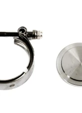 PLM Block Off Flange & V-Band Clamp for Tial 44mm MVR Wastegate EWG                                     - PLM-BO-FLANGE-44MM-V-BAND-CLAMP - Image 3