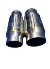 PLM 3.0 Inch Metallic High Flow Performance Catalytic Converter - 200 Cell Core                                     - PLM-CAT-3.0-METALLIC - Image 4