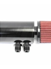 PLM Black Power Driven Universal Oil Catch Can Breather Tank                                     - PLM-CATCH-CAN-SMALL-BLACK - Image 2