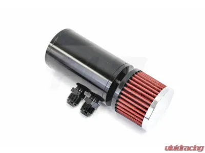 PLM Black Power Driven Universal Oil Catch Can Breather Tank - PLM-CATCH-CAN-SMALL-BLACK