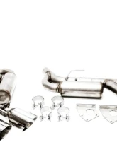 PLM Helmholtz Resonator Axle-Back Muffler Delete Stainless Steel Quad Tips Chevrolet Camaro V6 3.6L 2016-2022                                     - PLM-CH-CA-TKP-QUAD-V6 - Image 2