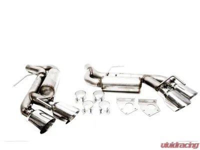 PLM Helmholtz Resonator Axle-Back Muffler Delete Stainless Steel Quad Tips Chevrolet Camaro V6 3.6L 2016-2022 - PLM-CH-CA-TKP-QUAD-V6