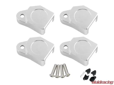 PLM Silver Anodized Billet Coil Covers Honda K20 K24 K-Series - PLM-CO-PAK-COVER-K20-SIL