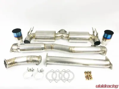 PLM Power Driven Titanium Exhaust V2 Mitsubishi Lancer Evolution X 2008-2015 - PLM-EXH-TI-EVOX-V2