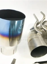 PLM Power Driven Titanium Exhaust V2 Mitsubishi Lancer Evolution X 2008-2015                                     - PLM-EXH-TI-EVOX-V2 - Image 3