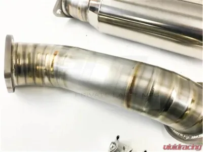 PLM Power Driven Titanium Exhaust V2 Mitsubishi Lancer Evolution X 2008-2015 - PLM-EXH-TI-EVOX-V2