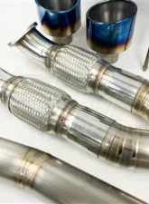 PLM Power Driven Titanium Exhaust V2 Nissan GT-R R35 GTR 2009-2021                                     - PLM-EXH-TI-R35-V2 - Image 3