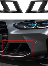 PLM Dry Carbon Front Bumper Lower Vent Set for BMW M3 G80 | M4 G82 2021+                                     - PLM-G80-CF-BMP-VENT - Image 4