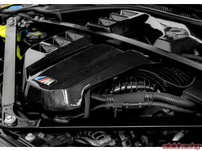 PLM Dry Carbon Fiber Engine Cover BMW M2 G87 | M3 G80 | M4 G82 2021+ - PLM-G80-CF-ENG-COVER