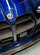 PLM CSL Dry Carbon Fiber Grille Kidney BMW M3 G80 | M4 G82 2021+                                     - PLM-G80-CF-GRILLE - Image 4