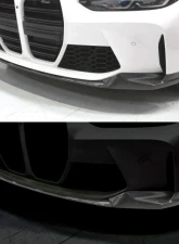 PLM Dry Carbon Fiber Front Lip Splitter BMW M3 G80 | M4 G82 2021+                                     - PLM-G80-CF-M-LIP - Image 2