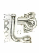 PLM Power Driven H-Series Ramhorn 4-1 Header for Honda H22 F20B Prelude, 304 Stainless Steel                                     - PLM-H2B-RH-HEADER-KIT - Image 2