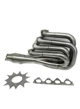 PLM Power Driven B-Series Hood Exit Race Header w/ 4-1 Megaphone B18 B20 Honda Civic | Del Sol | CRX | Acura Integra 1988-2001                                     - PLM-HB-HOOD-HEADER-SHIELD - Image 5