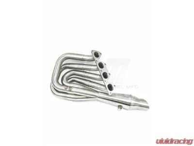 PLM Power Driven B-Series Hood Exit Race Header w/ 4-1 Megaphone B18 B20 Honda Civic | Del Sol | CRX | Acura Integra 1988-2001 - PLM-HB-HOOD-HEADER-SHIELD