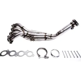 PLM K-Series K24 K20 Header w/ 3inch V-band Collector Acura RSX | Honda Civic 2002-2006