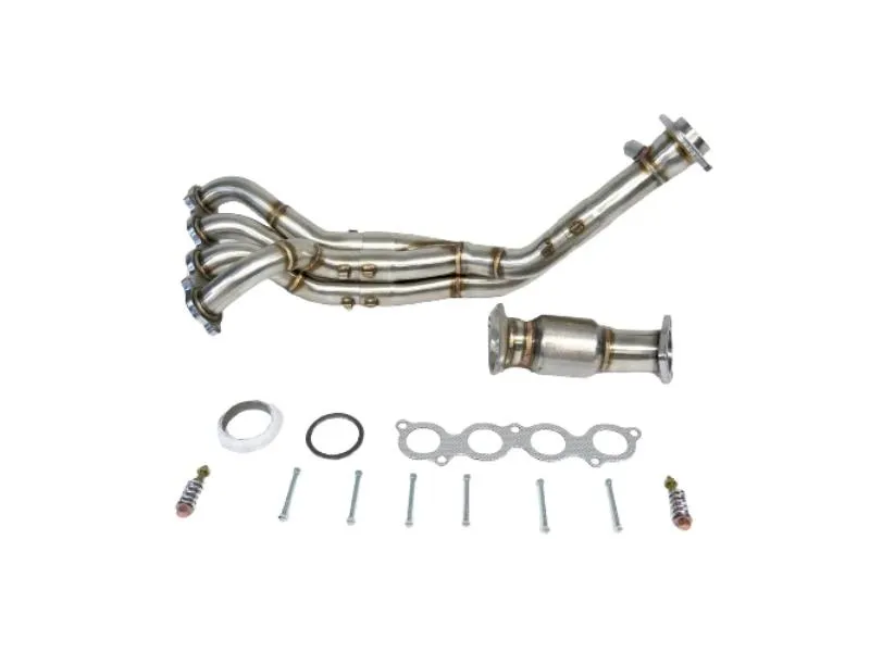 PLM Power Driven Header w/ Bolt-On Catalytic Converter K-Series K24 K20 RSX - PLM-HDC5-K24-HEADER-CAT