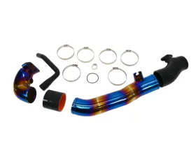 PLM Factory Air Box Turbo Inlet Pipe Kit Stainless Burnt Blue Acura Integra | Honda Civic 2022+