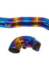 PLM Turbo Inlet Pipe Kit Stainless Burnt Blue 2023+ Acura Integra & 2022+ Honda Civic 1.5T                                     - PLM-HDE4-TB-IN-SS-TIT-KIT - Image 3