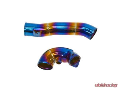 PLM Turbo Inlet Pipe Kit Stainless Burnt Blue 2023+ Acura Integra & 2022+ Honda Civic 1.5T - PLM-HDE4-TB-IN-SS-TIT-KIT